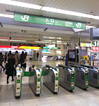 松戸駅の改札からのアクセス